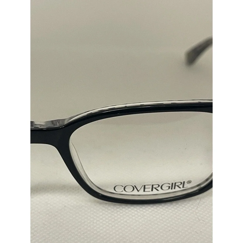 New Covergirl Black Eyeglass‎ Frame 52-17-140 #D45
